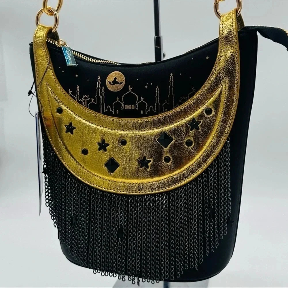 Disney Parks Danielle Nicole Princess Jasmine Crossbody Bucket Bag